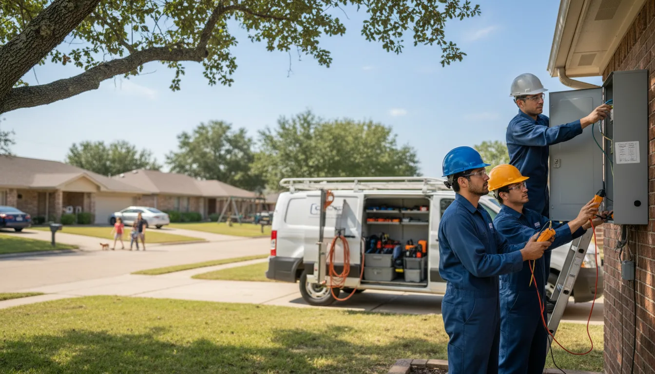 Certified electrician providing emergency electrical services in Steuben, WI